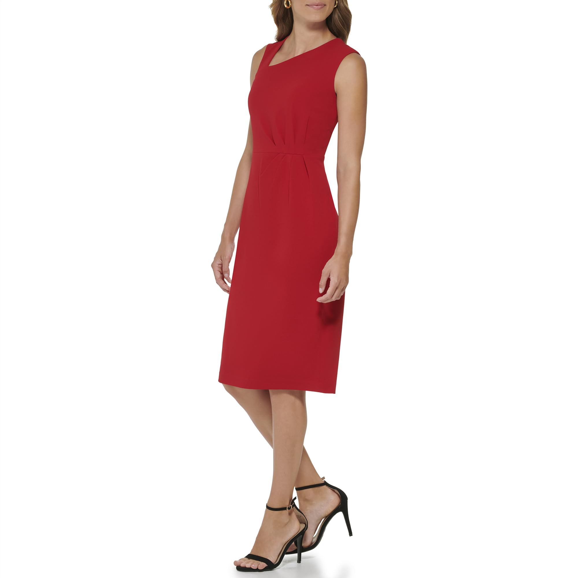 DKNY Damska sukienka Dd2h1097-sca-2, szkarłatna, 32, szkarłatny, 32