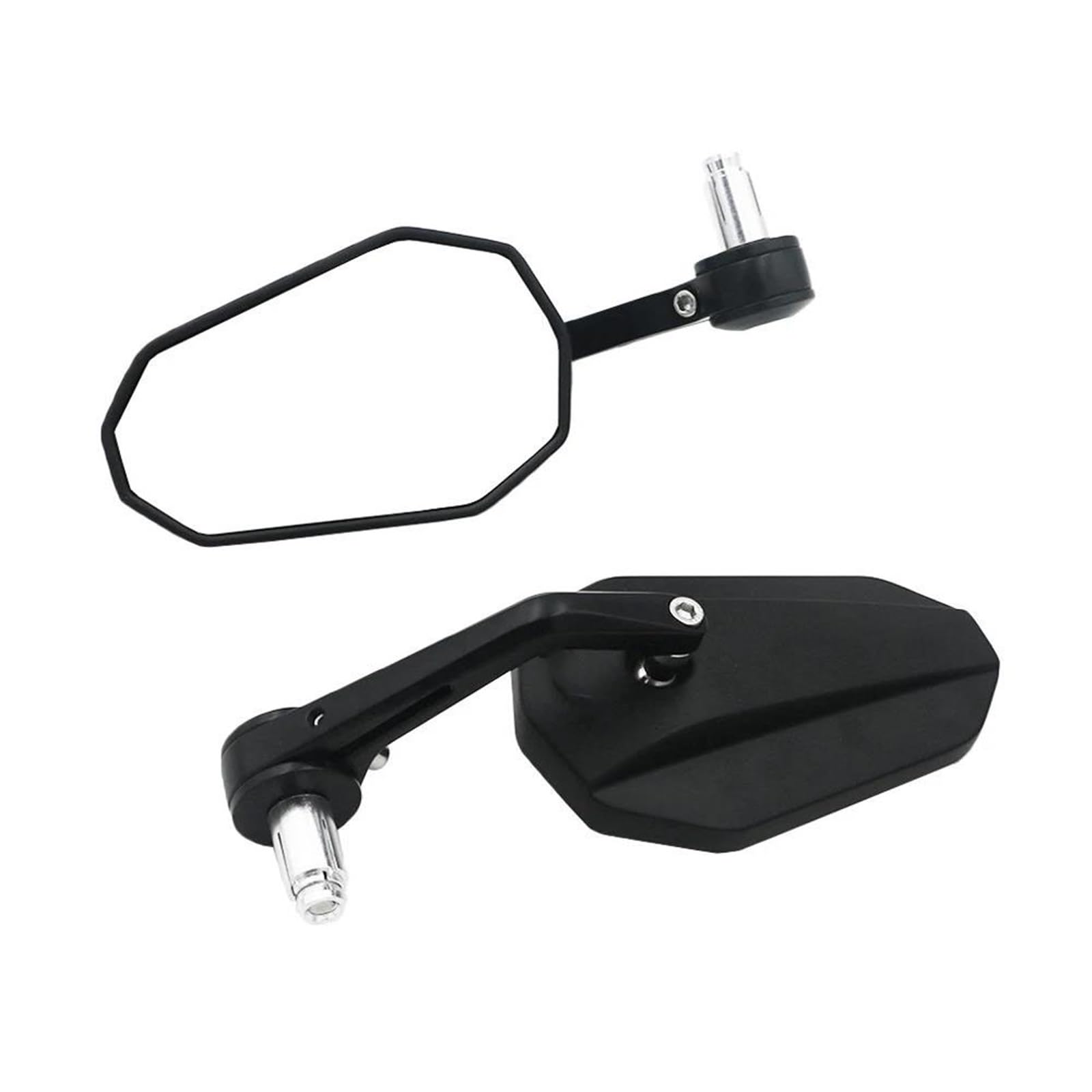 Rétroviseurs Universels pour Moto Rétroviseurs Ronds Guidon Embout Rétro Trident 660