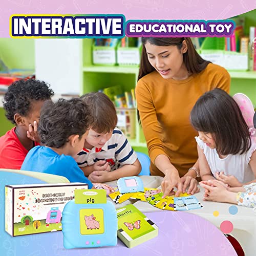 Image of Educational Toys for 3 4 5 Year Old Boys Luteti Talking Flash Cards for Toddlers Age 3 4 Preschool Learning Toys for 4 5 6 Year Old Christmas Birthday Gifts for 3-6 Year Old Girls 112pcs