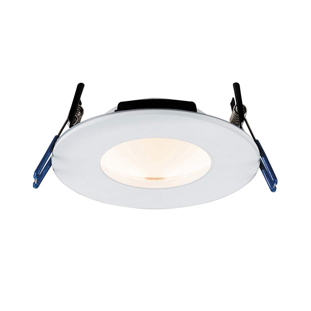 Saxby 79305 Orbital Smart Matt White IP65 Bathroom 9W CCT Fire Rated Downlight