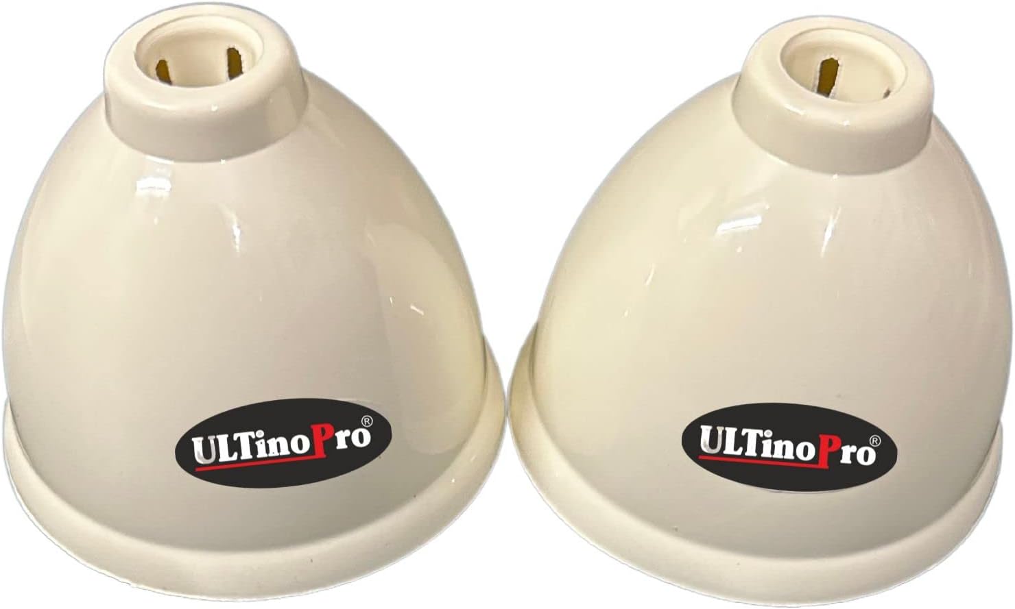 Ceiling Fan Canopy Cover Heavy Quality Material PVC 2Pcs Set (IVORY)