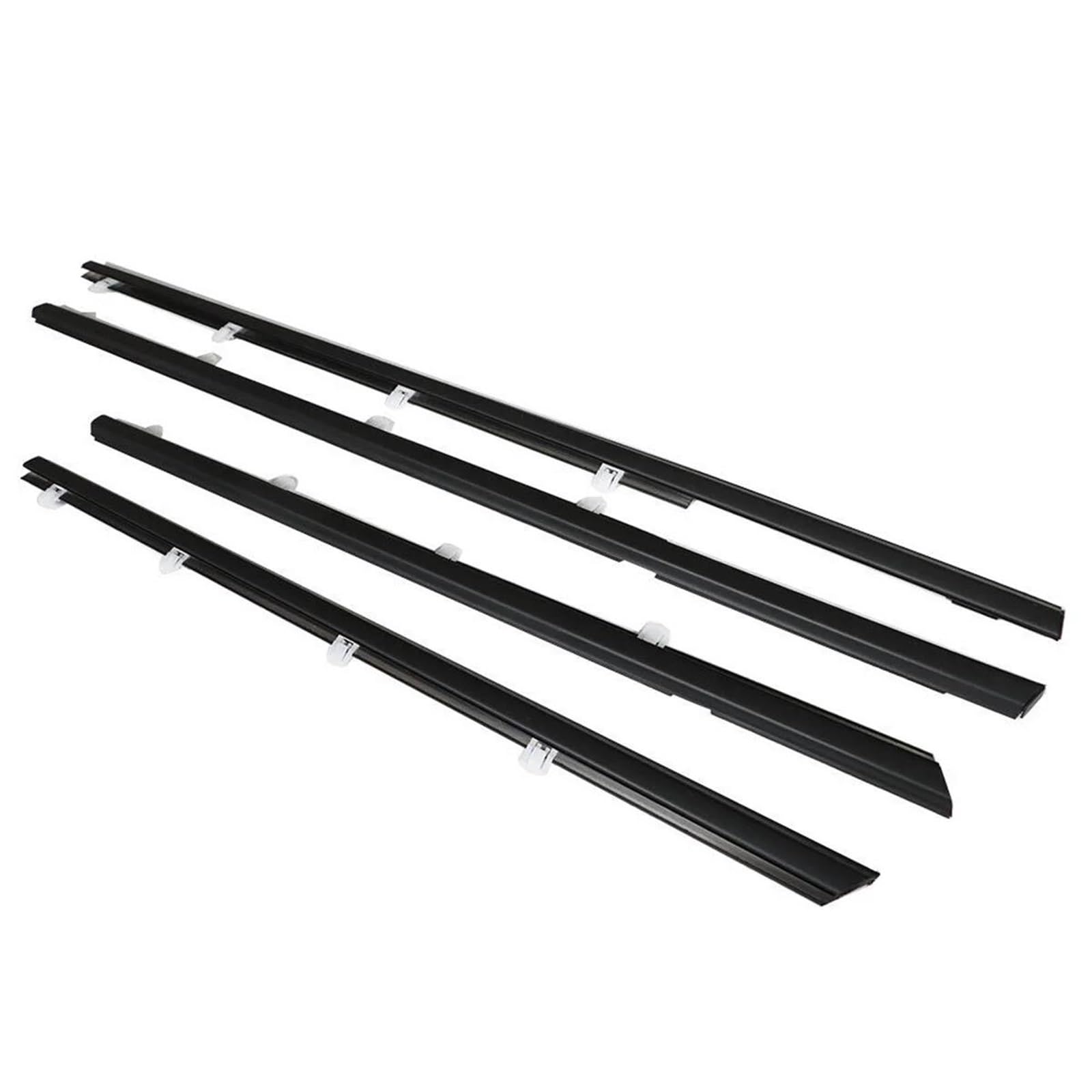 Car Window Seals for Civic 2012-2015 Waterproof Strip Sealing Strip 4PCS Car Outer Door Windows Rubber Weatherstrip