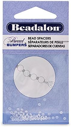 JewelrySupply Bead Bumpers 2mm Clear (50-Pcs)