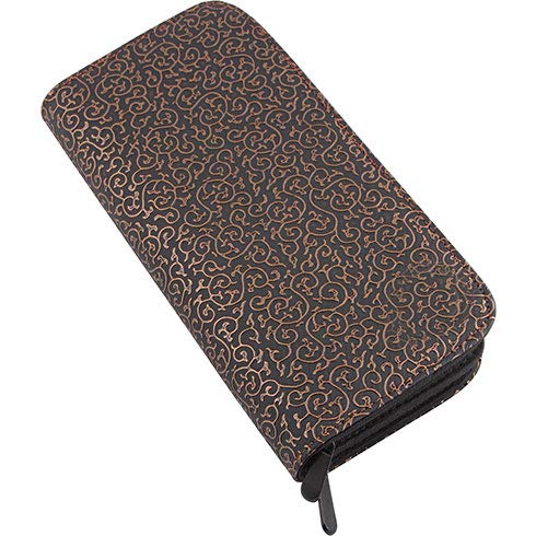 VIVOG® Estuche de tijeras para 8 herramientas (negro y bronce) Cover