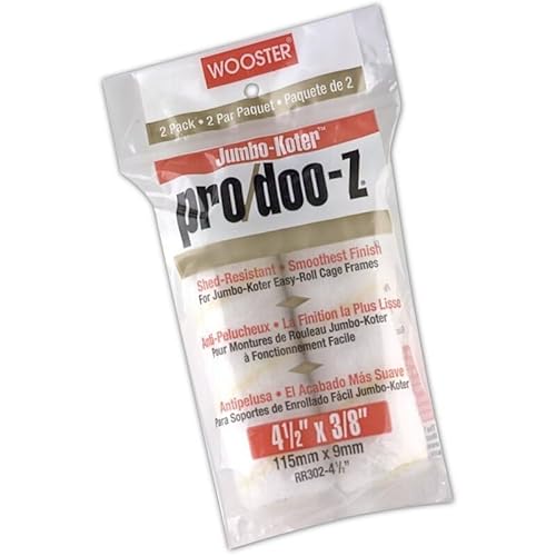 12 Pack Wooster RR302-4-1/2 Pro/Doo-Z 4-1/2