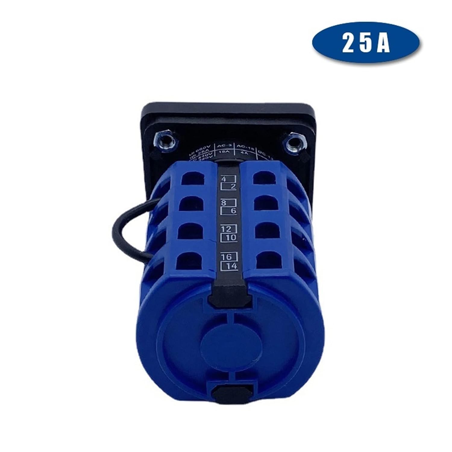 LW26-25 M07/4 Star Triangle Start Electric Cooker Regulating and Switching Two Speed Four Section 25A Transfer Rotary Cam Switch 1Pcs