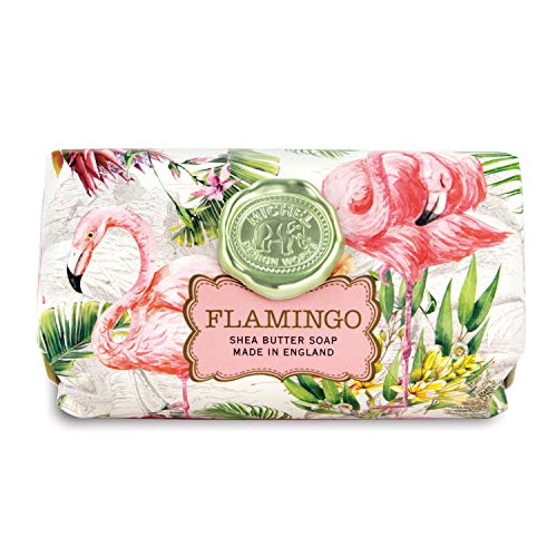 Michel Design Works Large Bath Soap Bar - Flamingo