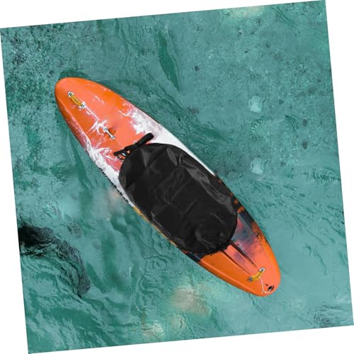 Cubierta de asiento para kayak Gatuida protector ajustable de cabina negro 4