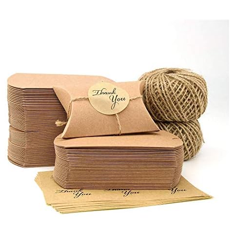 VEESUN Boîtes Cadeaux Kraft 120 Pièces Cover