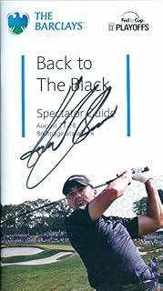 Henrik Stenson autographed guide The Barclays (Golf Golfer PGA Sweden 2016 Open Championship)