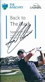 Henrik Stenson autographed guide The Barclays (Golf Golfer PGA Sweden 2016 Open Championship)