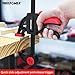 MAXPOWER 24-inch Bar Clamp and 31-inch Spreader for Woodworking, Quick Release Wood Clamps Set, Pack of 4