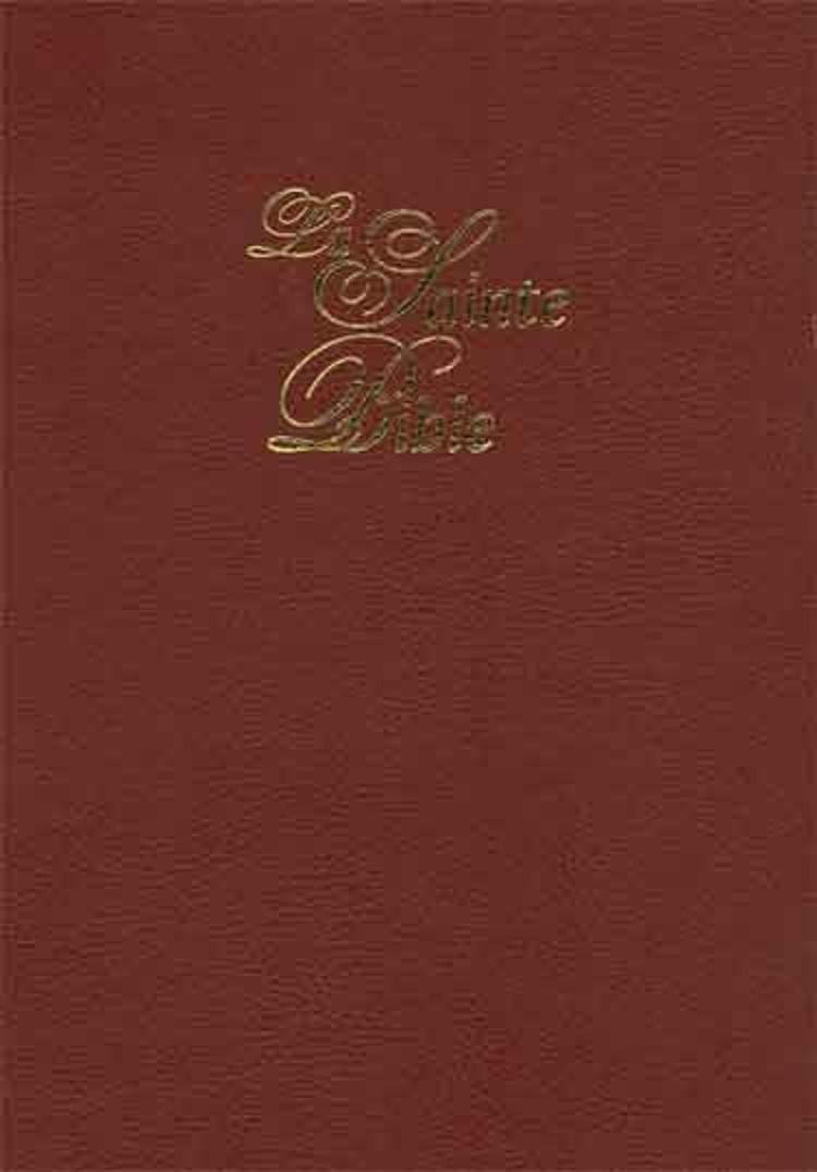 French Large Print Bible - Louis Segond 1910 Version (French Edition)