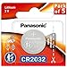 Panasonic CR2032 Lithium Coin Battery 3V (Pack of 5) - Long-Lasting ...