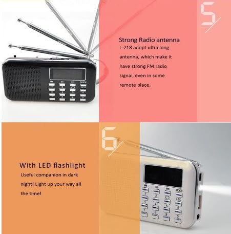 Miniatura 7 de Blayer 8G NIV de audio electrónico recargable portátil blanco versión con alabanza poesía y sermón