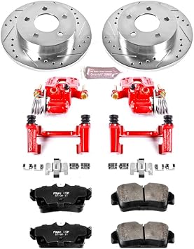 PowerStop Z23 Performance Brake Pad Rotor Caliper Kit Rear KC1303