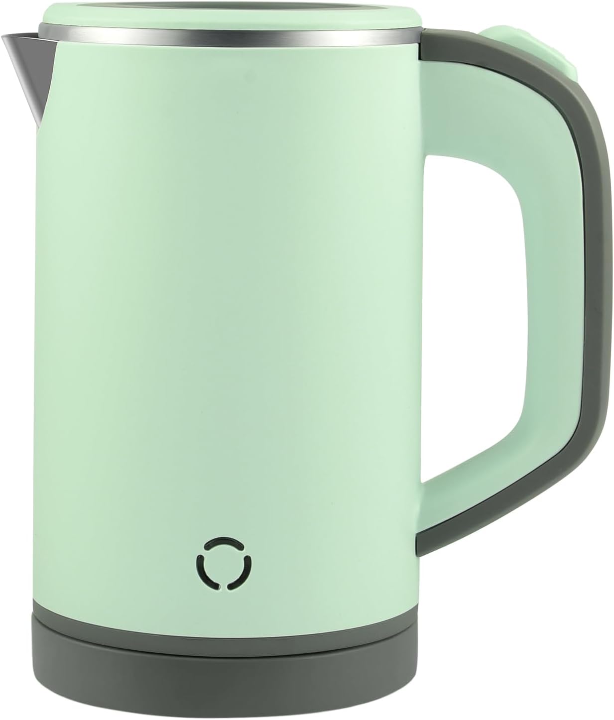 Windshady Kettles Electric, Portable Electric Kettle Stainless Steel Cordless Kettle, Fast Boil Quiet Electric Kettles - Boil Dry Protection & Auto Shut Off, for Business Trip, Travel (Green)