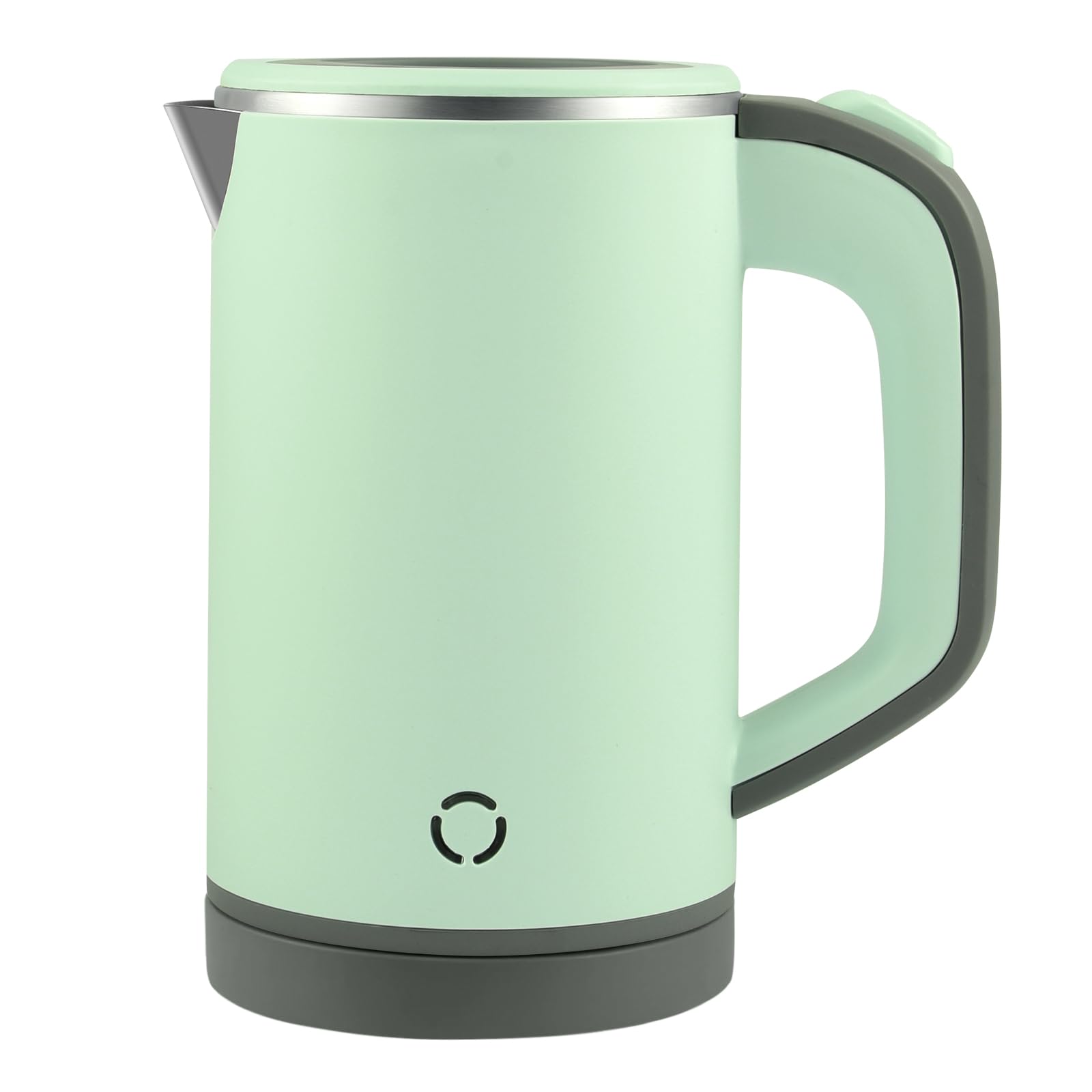 Windshady Kettles Electric, Portable Electric Kettle Stainless Steel Cordless Kettle, Fast Boil Quiet Electric Kettles - Boil Dry Protection & Auto Shut Off, for Business Trip, Travel (Green)