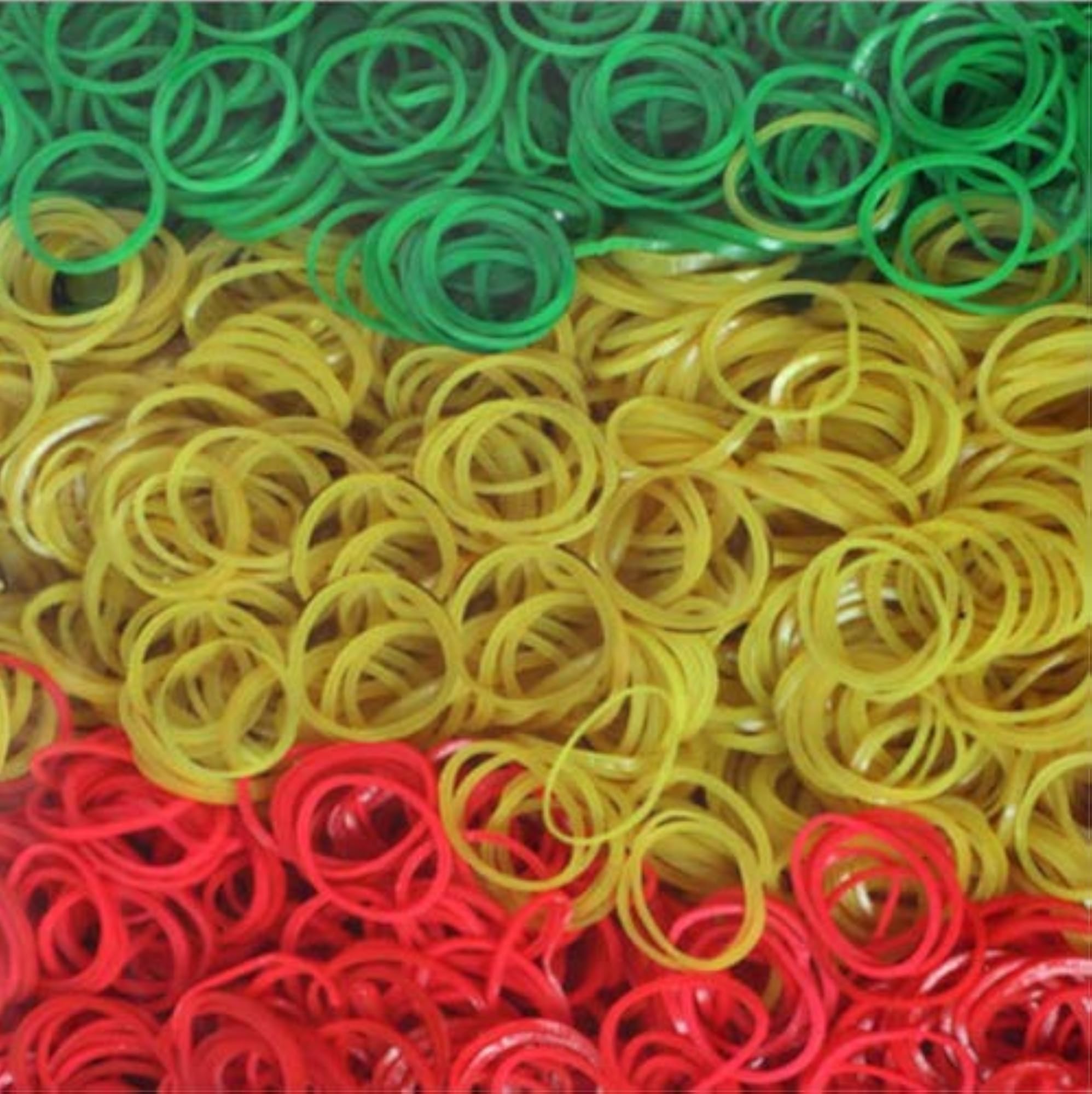 Fancy Elastic Rubber Bands for Hair, Small & Large Sizes