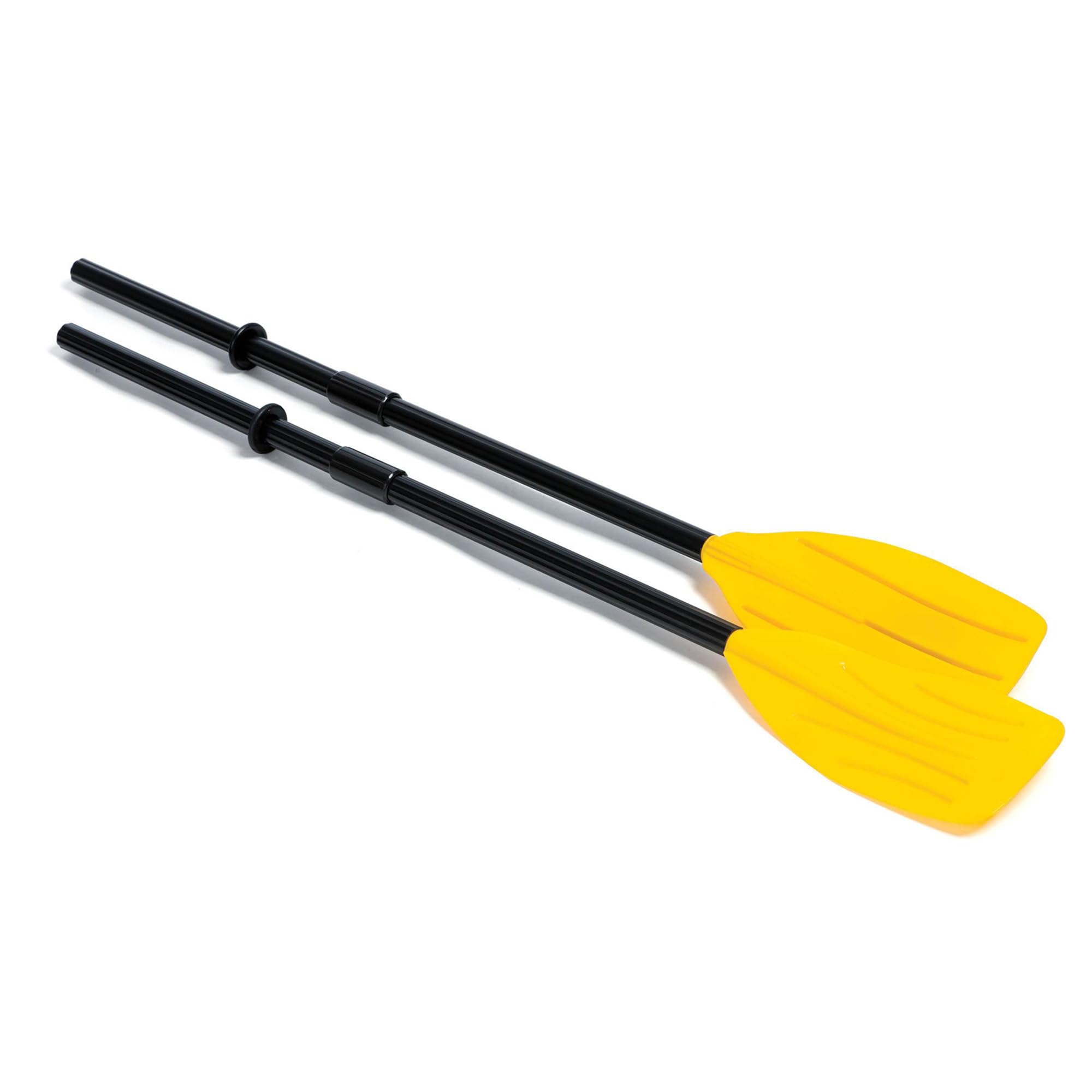 Intex 48 Inch French Oars, Boat and Kayak Oars with 3 Piece Assembly, Ribbed Blades and Retaining Rings for Inflatable Boats
