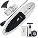 TOWER Inflatable 9’10” Stand Up Paddle Board - (6 Inches Thick) - Universal SUP Wide Stance - Premium SUP Bundle (Pump & Adjustable Paddle Included) - Non-Slip Deck - Youth and Adult - Adventurer 1
