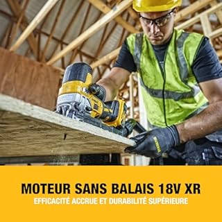 DEWALT Scie sauteuse sans balais 18 V XR avec poignée intégrée, outil seul, DCS335N-XJ