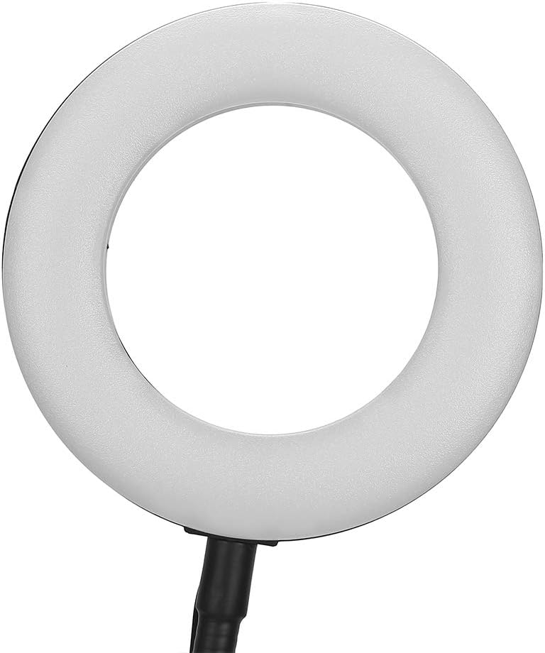 5 Inch Selfie Ring Light LED Adjustable Fill Light, USB Plug in Fill Light with Tripod and Phone Stand, 3200-6500K Color Temperature for Live Streaming, Vlogging,