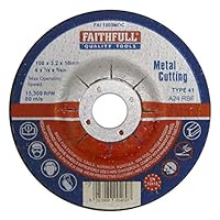 Algopix Similar Product 7 - Faithfull Cut Off Disc  Metal Depr