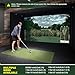 Aerixtron Fireproof Golf Simulator Impact Screen, 3D Air Mesh Impact Screen for Golf Training, Ultra Clear Projector Screen for Home Hittingg Practice Training with Grommet Holes & Bungee Cords