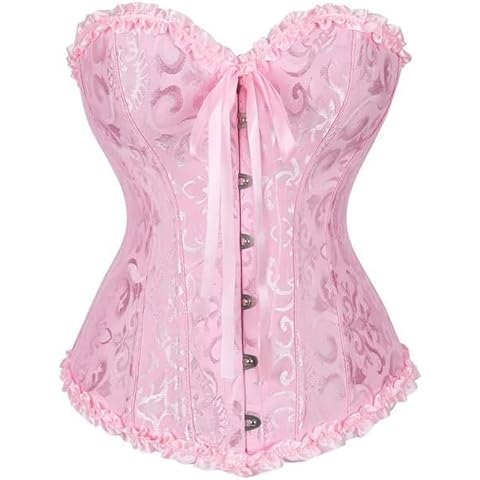 Corset gothique steampunk Zooma 819-rose Cover