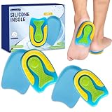 2 Pares Almohadillas Taloneras de Silicona Transpirables,L