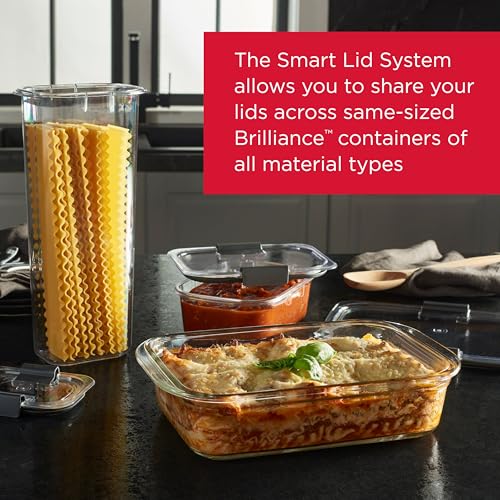 Rubbermaid Brilliance Glass 3.2-Cup Food Storage Container | 4 Pack | Leakproof | Oven-Safe | Meal Prep Containers w/Microwave-Safe Vents by Rubbermaid - Image 4
