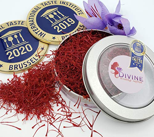 Awarded Saffron (world's #1) 3 gm Premium Saffron Red thread -Award Winning Divine Healing Saffron (Safron) Super high Negin Saffron
