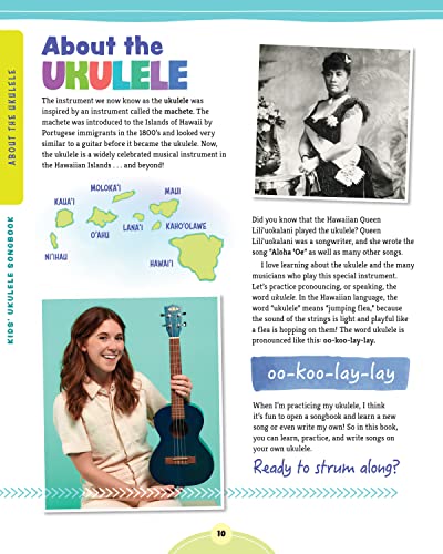 image for Kids' Ukulele Songbook: Learn 30 Songs to Sing and Play (Happy Fox Boo