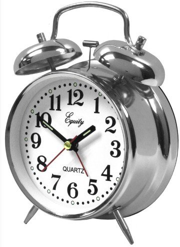Equity By La Crosse 13014 Analog Twin Bell Alarm Clock thumb #2