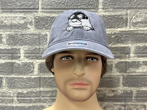 Image of Embroidered Animal Hat Gift for Men Women, Adjustable Baseball Cap | Animal Lover Collection, Casual Outdoor Wear, Breathable Cotton Fabric, Adjustable Buckle Closure