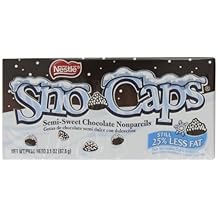 Nestle Sno-Caps Concession Box, 3.1-Ounce Pack of 18