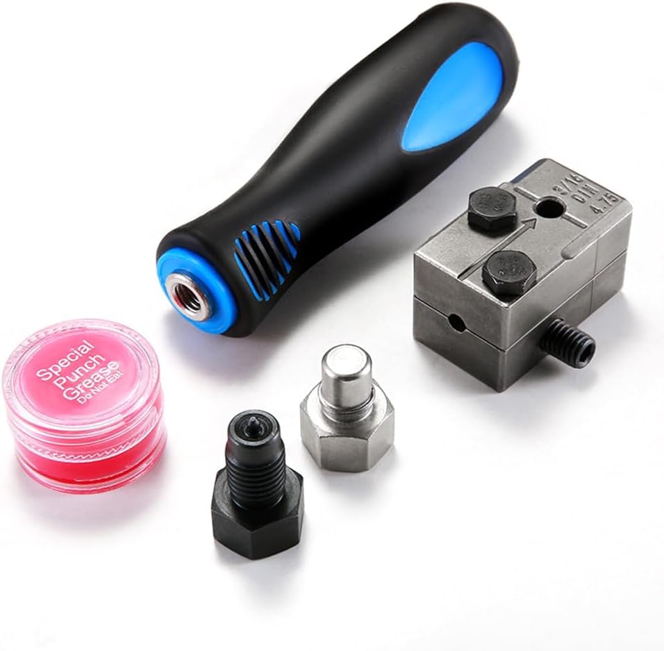Kit D'Évasement De Conduites De Frein Leikurvo - Inclut Coupe-Tube Et Cônes Pour Tuyaux 3/16" à 1/2" - Pour Raccord Simple Ou Double - Mallette De Rangement - 2