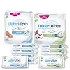 WaterWipes Bundle, Original 300 Count (5 packs) & Textured Clean Wipes 240 Count (4 packs), Plastic-Free, 99.9% Water Based Wipes, Unscented, Hypoallergenic for Sensitive Skin, Packaging May Vary