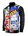 SCREENSHOT-S51050 Hip-Hop Urban Fashion Bomber Jacket - Outdoor Lightweight Streetwear Pop Art Cartoon Graffiti Print Zip Up Top-Pop-Medium