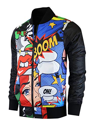 Image of Screenshotbrand Lightweight Hooded Water Resistant Windbreaker - Zip-up Fashion Map Print Rain Jacket