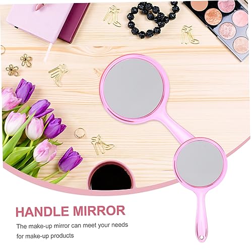 Espejo de maquillaje portátil con aumento y base dual miniatura 4