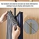 Krawattenhalter,Tie Belt Rack Organizer Verstellbarer,Krawattenhalter Mit Rutschfestem Clip,Krawattenbügel,Gürtel Organizer,Krawattenhalter Für Kleiderschrank,Tie Hanger Holder Für Krawatten,Gürtel