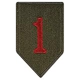 1st Infantry Division Patch Color