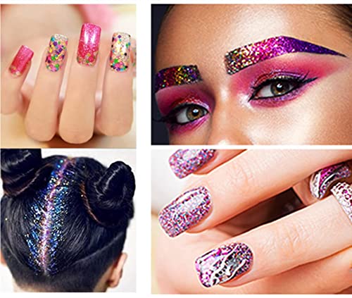 Mysense 15 Colors Glitter Eyeshadow Palette,Party Diamond Pressed Pighmented Mineral Ultra Makeup Shimmer Sequined Palette,Long Lasting Waterproof Eye Shadow Powder,02 #TOP3