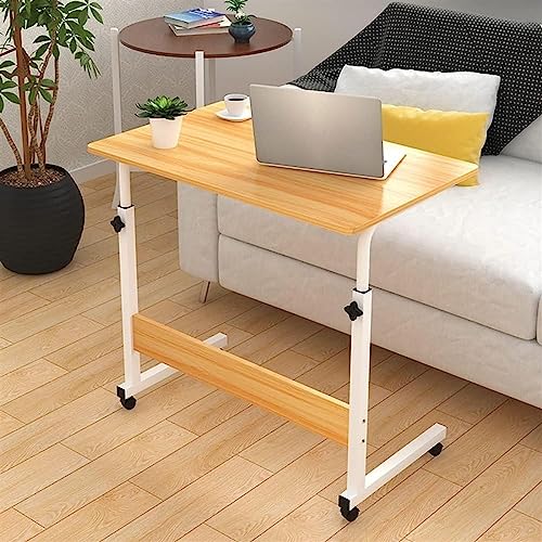 Bureaux d'ordinateur portable overbed assis debout réglable jaune