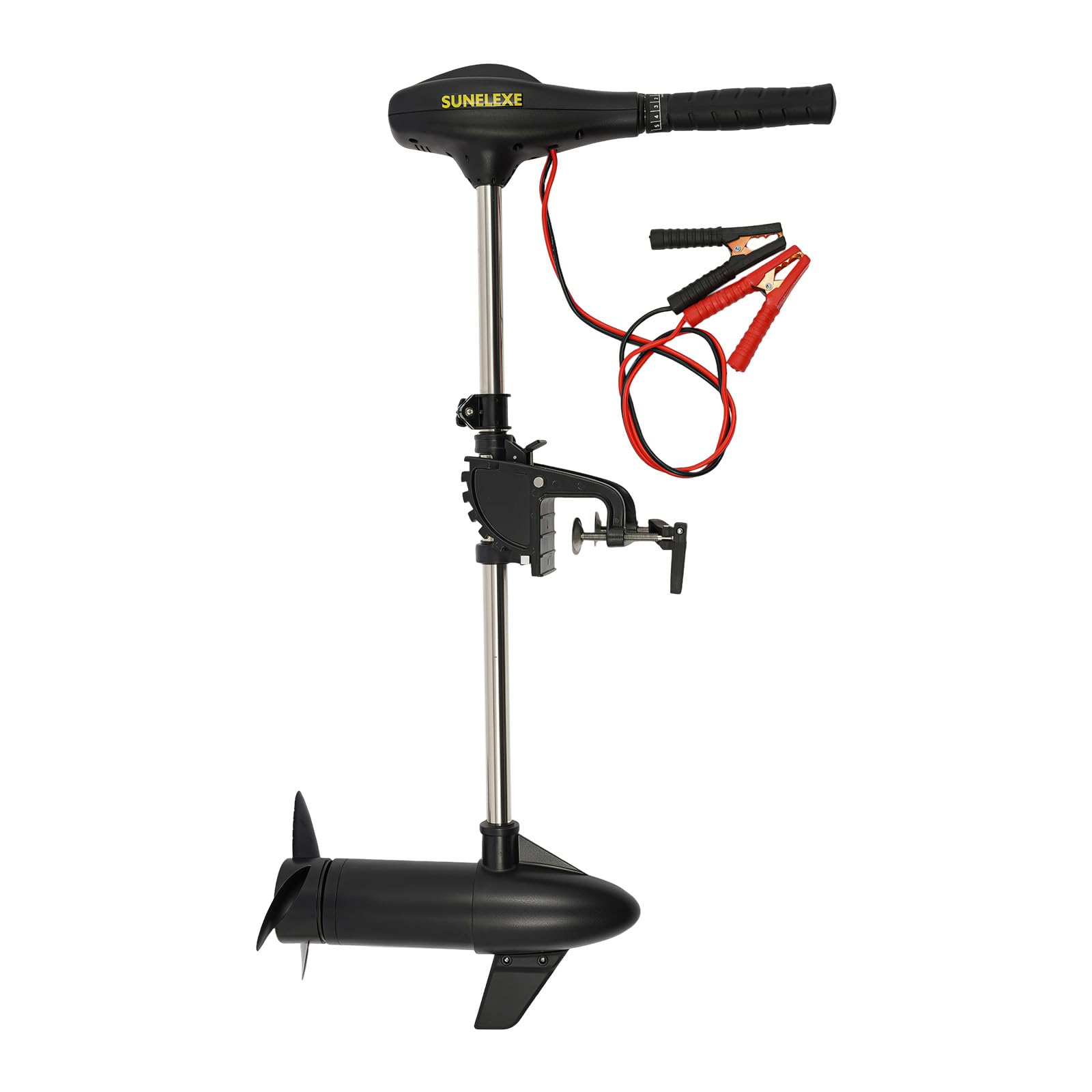 Moteur hors-bord électrique 12V, avec une force de poussée de 58 lbs, arbre court, fonction de basculement à 90°, indicateur de batterie, interrupteur de protection, pour bateaux gonflables, bateaux