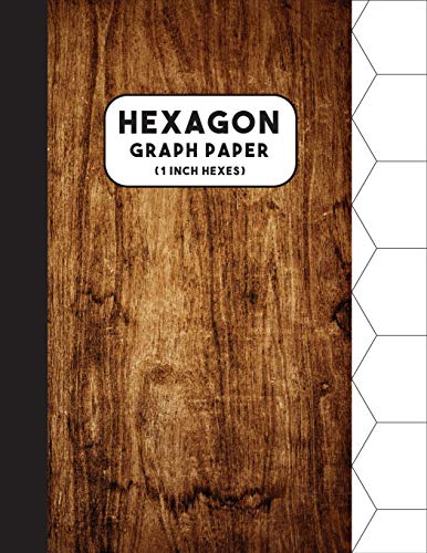 Hexagonal Graph Paper: 1 Inch hexagons (Organic Chemistry) - Graphing Composition Notebook For Student image 3