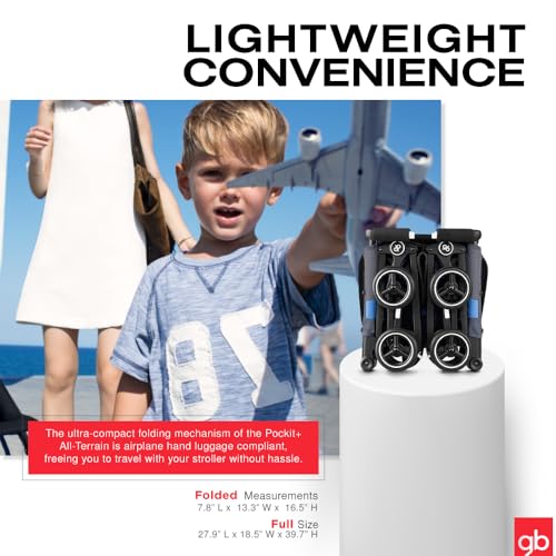 image for gb Pockit+ All-Terrain, Ultra Compact Lightweight Travel Stroller with