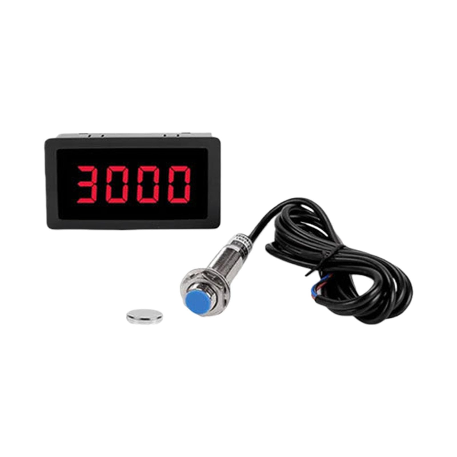 Digital Tachometer RPM Meter with Hall Sensors Real Time Speed Display High Accuracy Measurement Suitable for Motors Not Interferences Speed Measurement